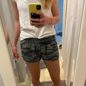 Vintage Havana Blue Camo Shorts